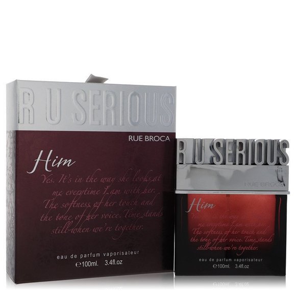 R U Serious Him by Rue Broca Eau De Parfum Spray 3.4 oz - Picture 1 of 1